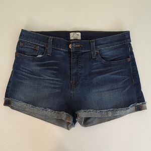J. Crew Women's Blue Denim Shorts